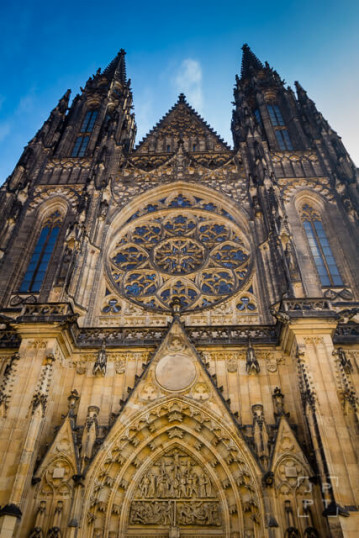 Low angle view of St. Vitus Cathedral